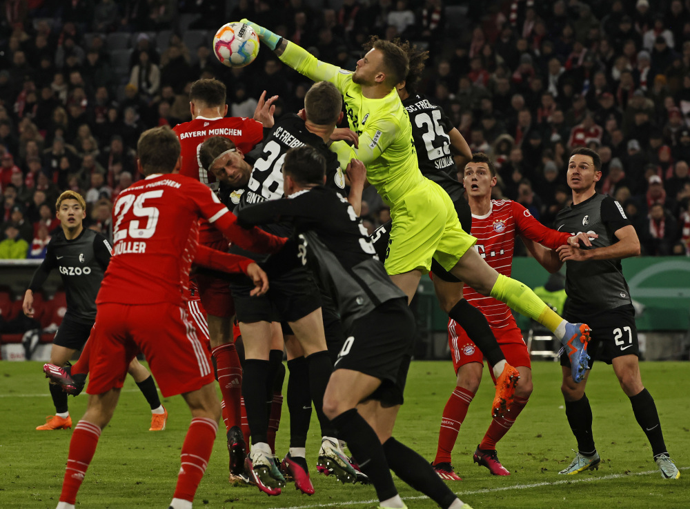 弗赖堡队在比赛中展现出色拼搏精神的简单介绍